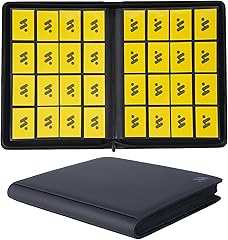 1024 card binder ByderPro Premium-SV Pockets Zipper Binder,16 Pocket,Colorful Design, Ringless Side Loading Trading Card Album, Folder for TCG,MTG,Sports other Cards -Black/NT : Toys & Games or trade binders 4-Pocket Trading Card Album, 30